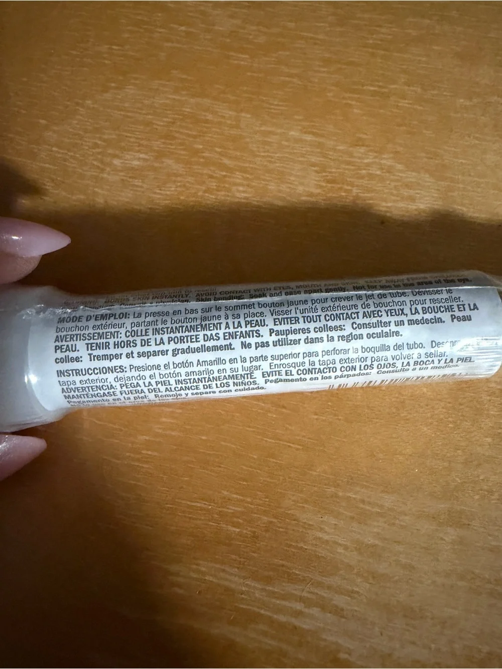 Two beauty secrets nail glue